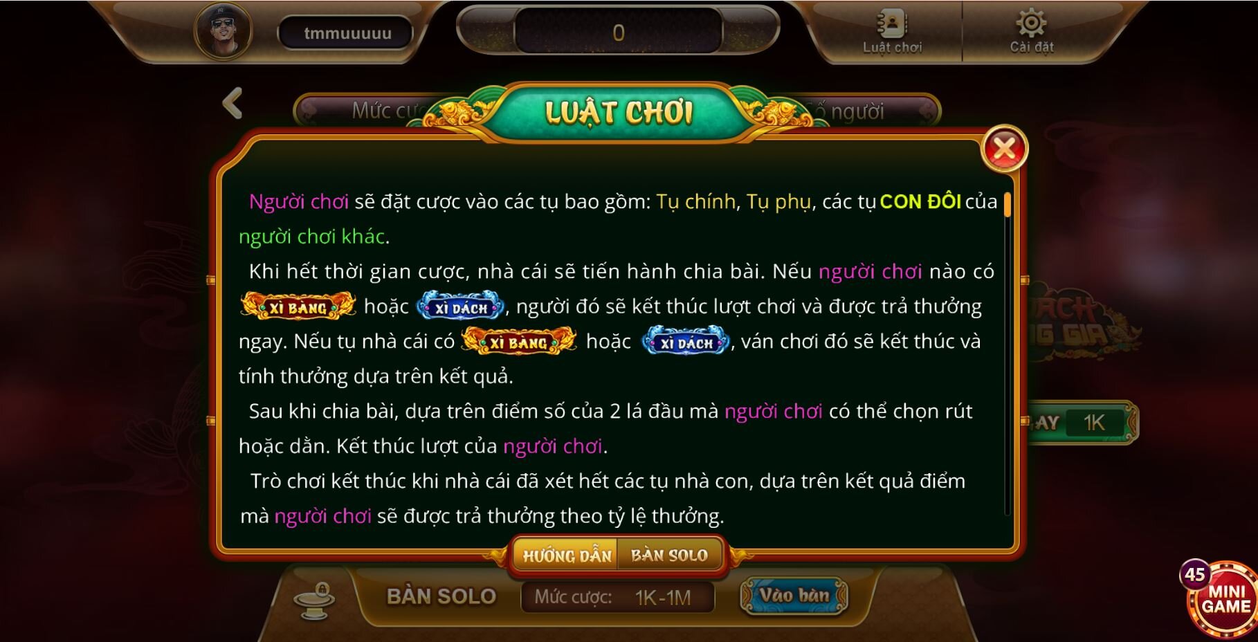 Đôi nét về cách chơi game bài Xì Dách Hoàng Gia 